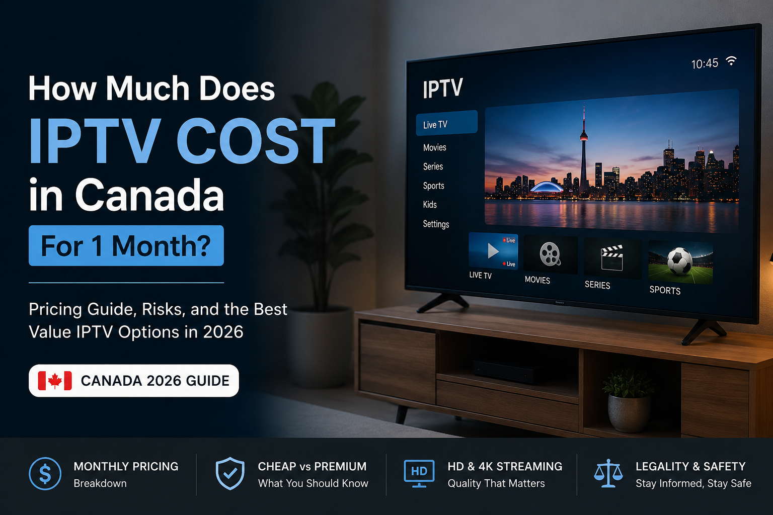 How Much Does IPTV Cost in Canada for 1 Month: SEO Guide