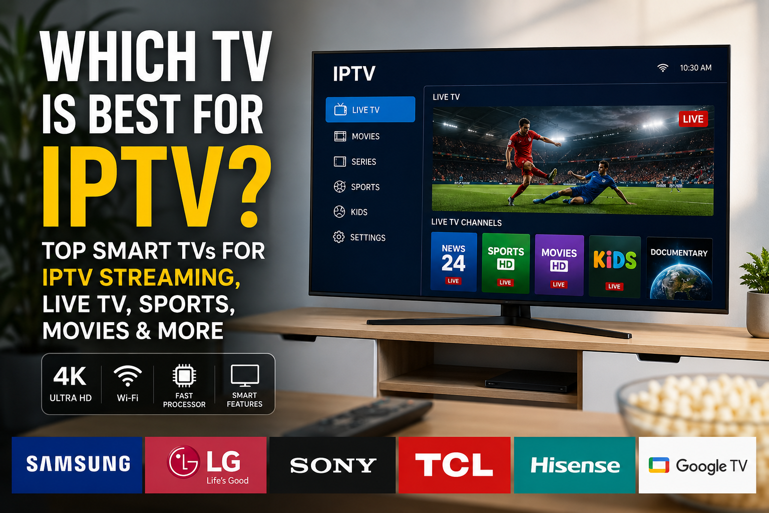 Which TV Is Best for IPTV? Here’s What Actually Matters